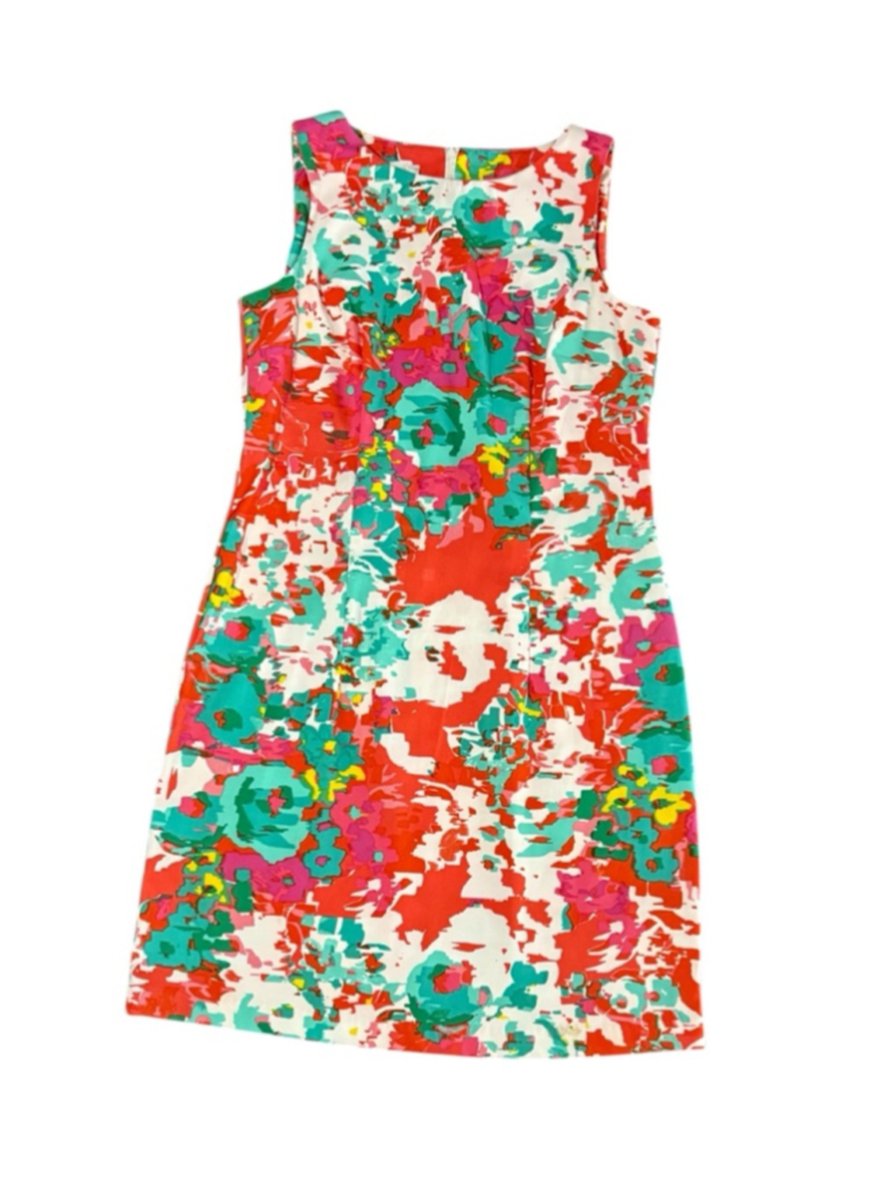 Women's ALYX Limited Floral Sleeveless Dress Size 10 Red Green